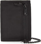 PacSafe Rfidsafe Z50 Rfid Blocking Tri-fold Black Travel Wallet, Black