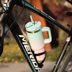 BJPKPK Tumbler With Handle And Straw 40oz Insulated Tumbler Cups With Lid Stainless Steel Travel Coffee Mug,Bubble Gum