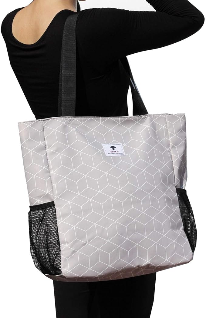 Original Floral Water Resistant Large Tote Bag Shoulder Bag for Gym Beach Travel Daily Bags Upgraded