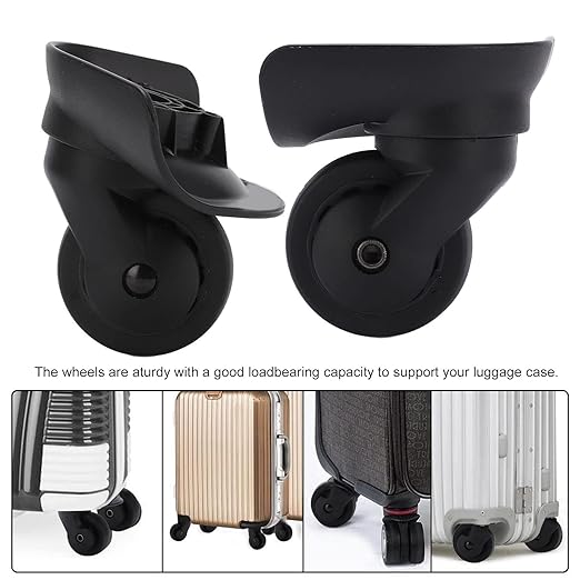 Luggage Wheel Suitcase Replacement Wheels Swivel Silent Rolling Travel Trolley Case Cart Casters 1 Pair A53
