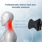 Keemall Inflatable Car Neck Pillow, Soft Headrest Inflatable Car Pillow for Driving Seat with Adjustable Strap, Comfortable Ergonomic Design Neck Support and Breathable Washable Cover