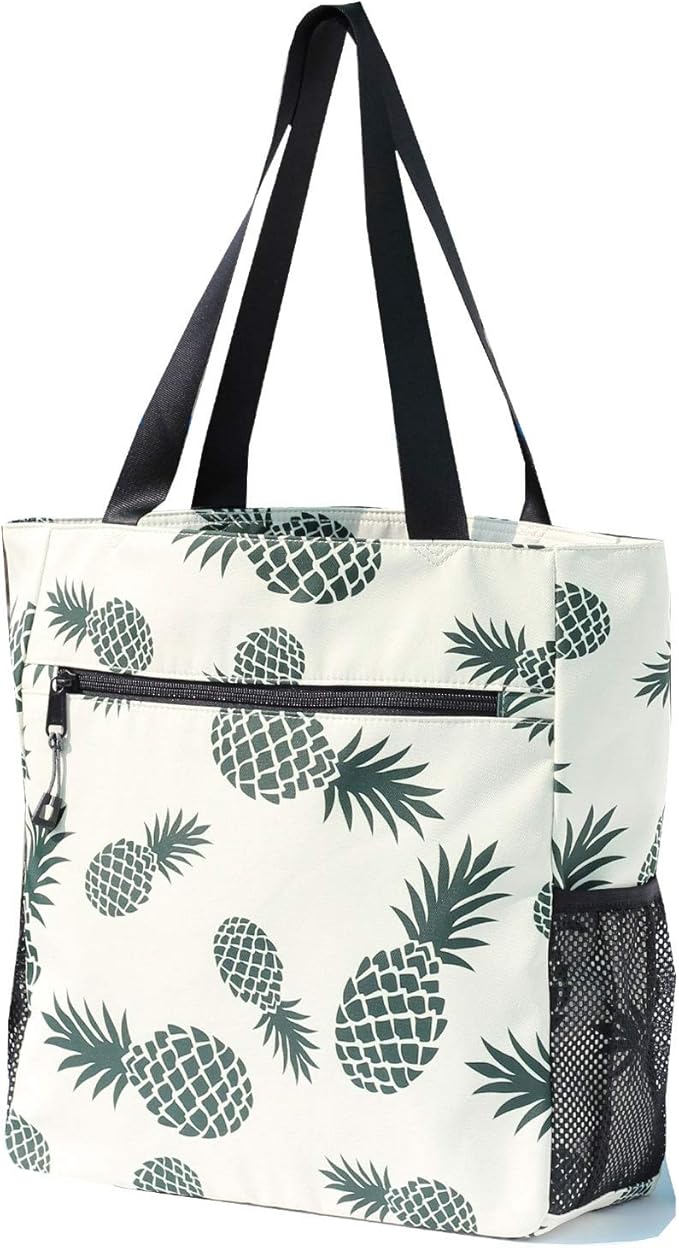 Original Floral Water Resistant Large Tote Bag Shoulder Bag for Gym Beach Travel Daily Bags Upgraded