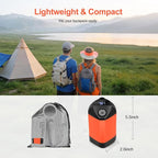 Portable Shower for Camping with 7800mAh Battery, Rechargeable Camping Shower with Intelligent LED Display, 3 Spray Modes, IPX8 Waterproof Outdoor Camp Pump for Hiking, Travel, Car, Pet