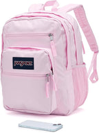 JanSport Laptop Backpack - Computer Bag with 2 Compartments, Ergonomic Shoulder Straps, 15” Laptop Sleeve, Haul Handle - Pink Ice