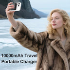 for Magsafe Power Bank, 10000mAh Magnetic Power Bank with USB-C Cable and PD 20W USB C Fast Charging LED Display, Wireless Portable Charger for iPhone 17/16/15/14/13/12/Pro/Pro Max