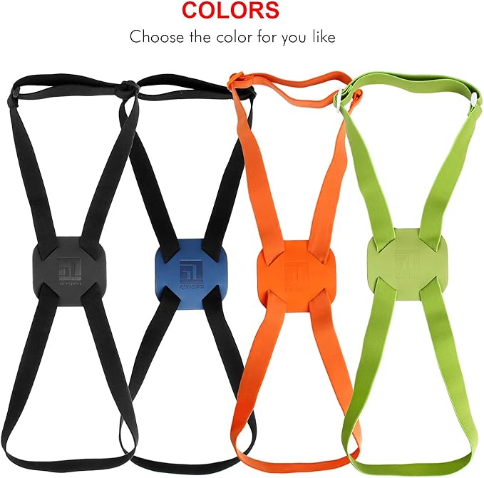 Luggage Straps Bag Bungees for Add a Bag Easy to Travel Suitcase Elastic Strap Belt (Orange, M-Orange)