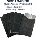 RFID Blocking Sleeves Credit Card Protectors | 100% MADE IN USA - for business professionals, global travelers, and modern minimalists, (GRAY-5PACK)