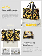 Expandable Travel Duffle Bags Weekender Overnight Bags for Women Men Hospital Bag for Women Labor Delivery with Toiletry Bag Waterproof