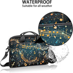Laptop Shoulder Bag for Women Men, Waterproof Computer Case Messenger Bag Briefcase for Business Office Travel