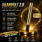 Next-Gen Battery – Updated Design 2026, 1300 mAh, USB-C Fast Charging, LED Display, 5 Voltage Modes – Precision Performance for Every Task – (RAINBOW)