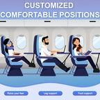 Airplane Travel Foot Hammock, Perfect Airplane Footrest to Relax Feet, with an Adjustable Length, Foot Hammock Essential for Relaxing During Work or Travel