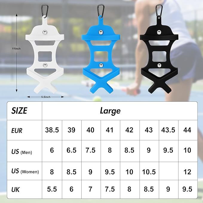 takyu Shoe Holder for Backpack, Silicone Shoe Holster with Backpack Clips for Sneaker Bag, Shoe Clips Sports Accessories for Outdoor Trip to Carry Extra Shoes (Black+Black/2PCS)