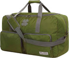 Lucky Travel Duffel Bags 85L, Gym Bag, Travel Bag & Large Duffle Bag for Men, Foldable Overnight Weekender Bags for Women & Men with Adjustable Shoulder Strap, Loden Green