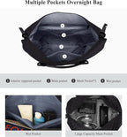 HYC00 Travel Duffel Bag,Carry-on Overnight Weekender Bags for Women,Sports Tote Gym Bag with Wet Pocket