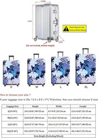 Travel Luggage Cover, Suitcase Protector Bag Fits 26-28 Inch Luggage Bluemaple