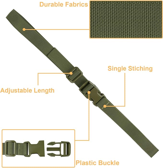 MAGARROW 24" 40" 60" 100" Strap Buckle Packing Straps Adjustable 1-Inch Belt