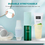 Mrsdry Bottle Covers for Travel, Leak Proofing, Travel Size Container Silicone toiletry sleeves, Leak Locks Travel Accessories for Shampoo Wash Body Bottles and other beauty and personal care(8pcs)