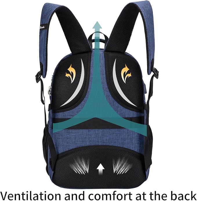 SHRRADOO Anti Theft Laptop Backpack Travel Backpacks with Combination Lock for Women Men College Backpack Computer Bag Fits 17 Inch Laptop,Royal Blue
