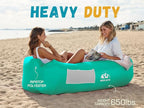 WEKAPO Inflatable Couch Air Lounger Chair - Camping & Beach Accessories, Portable Blow up Sofa for Hiking, Lawn, Indoor/Outdoor Movies & Music Festivals. Lightweight and Easy to Set Up Air Hammock