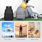 Backpack for Girls, Solid-Color School Backpack for Boys Kids, Aesthetic Girls Bookbag for Elementary School Travel Daypack,Black