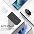 Slim USB 5V 2A Power Bank for Heated Clothing Vest Jacket Battery Pack for Heated Hoodie Coat 10000mAh Portable Phone Charger for iPhone Samsung Cellphone USBC Power Pack for Heated Seat Chair
