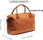 ESVAN Travel Tote Duffel Gym Bag,Weekender Overnight Carry-on Tote Crossbody Bag with Wet Pocket and Trolley Sleeve Upgraded
