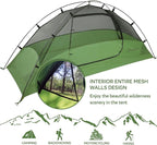 Clostnature Lightweight Tent for Backpacking - 1/2/3/4 Person Ultralight Backpacking Tent, Waterproof Easy Setup Camping Tent, Hiking Tent for Outdoor, Hiking and Mountaineering