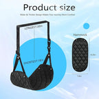 Airplane Foot Hammock for Foot Relaxation, and Cushion Foot Pad for Airplane Travel Accessories Travel Footrest Desk Portable Footrest.