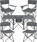 Camping Chair Set of 3, Outdoor Folding Camping Chairs for Heavy People with Cup Holder & Carry Bag,Collapsible Chair Include One Sofa Chair and Two Single Chair,Support up to 500lbs