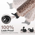 DYSANKY Insulated Water Bottle | Thickened Stainless Steel for Gym and Hiking with Straw, Carrier Bag, Handle Strap | BPA-Free 87 oz