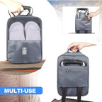 Windyun 2 Pcs Shoe Bags for Travel Holds 3 Pair of Shoes Travel Shoe Bag for Packing Portable Shoe Cubes for Travel and Daily Use(Gray)