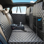 High Barrier Dog Car Seat Cover,Waterproof Back Seat Extender for Dogs,Car Seat Protector,Car Seat Cover Hard Bottom Holds 500 lbs,600D Nonslip Dog Hammock,Pet Car Bed for Cars,SUVs, Small Trucks