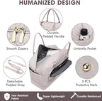 Travel Duffel Bags for Women with Shoe Compartment, Weekender Overnight Bag with Wet Pocket & Toiletry Bag, Carry On Personal Item Bag, Travel Tote Gym Bag, Hospital Bags for Labor and Delivery