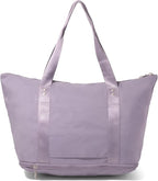 Baggallini Carryall Expandable Lightweight Travel Tote 22" Packable Folding Compact Nylon Washable Weekender w/Luggage Sleeve