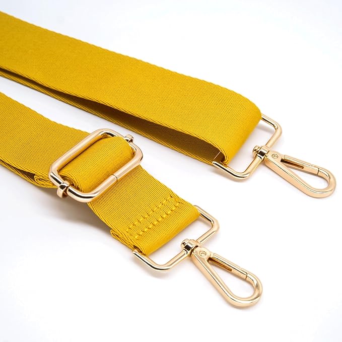 S&loyoe Thickened Solid Color Purse Straps Replacement Crossbody Bag Strap Adjustable Wide Guitar Straps for Handbags 1.5inch