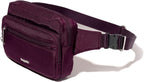Baggallini Securtex Anti-theft Belt Bag 8.8"x5.5" Crossbody Fanny Pack for Women RFID Wallet Locking Zipper Travel Purse