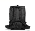 Topo Designs Global Travel Bag – 30L or 40L - Carry-On Compliant Most Airlines, Durable Travel Duffel Bag, Clam Shell Main Pocket, Laptop Sleeve, Backpack, Luggage (40L / Black/Black)
