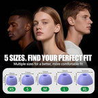 15 Pairs Ear Tips for Powerbeats Pro 2, Replacement EarTips Accessories for Beats Pro 2 Earbuds, 5 Sizes (XS/S/M/L/XL), Fit Charging Case, Purple
