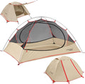 Clostnature Lightweight Backpacking Tent - 1/1.5/2/3/4/6 Person Ultralight Waterproof Camping Tent, 3 Season Large Size Easy Setup Tent for Family, Outdoor, Hiking and Mountaineering
