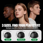 9 Pairs Replacement Ear Tips for Beats Studio Buds/Fit Pro/Studio Buds+, 3 Sizes (S/M/L), Soft Silicone Beats Earbud Accessories, Fit Charging Case (Black)
