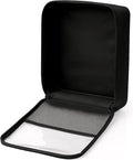 Travel Shoe Bag with Mesh Pocket – Shoe Packing Bags for Travel Women, Moms & Nurses – Water-Resistant Shoe Organizer with Clear Lid for Luggage or Gym