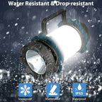 BOBKID 2 Pack Camping Lantern, Outdoor LED Camping Light, Rechargeable Flashlights with 1000LM, 6 Modes, IPX5 Waterproof Portable Emergency Camp Light for Hurricane Survival - Blue