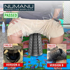 NUMANU 2026 Upgraded Collapsible Stool, Max 620lbs 2.5"-18" H Adjustable Portable Folding Stool for Adults, Retractable Foldable Telescopic Seat Camping Chair or Footrest (1x Hard Seat)