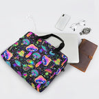 Magic Mushrooms Laptop Bag 15.6 inch, Waterproof Laptop Case with Strap, Protective Laptop Carrying Case for Women & Men