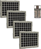 Cuddeback Solar Power Bank - High-Capacity Portable Charger with Solar Charging - Fast Charging for Outdoor Enthusiasts Bundle with High-Speed Card Reader (4-Pack)