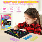 ZMLM Scratch Paper Art-Crafts Gift: 2 Pack Rainbow Notebooks Supplies Toys Easter Basket Stuffers for 3 4 5 6 7 8 9 10 Years Old Girls and Boys Kids Valentine's Day Birthday Party Games (Yellow)
