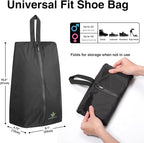 KOSMCCO 2Pcs Smell Proof Cleat Bag - Athletic Soccer & Golf Shoe Bag for Smelly Cleats and Gym Shoes | Durable, Water-Resistant, and Easy to Clean