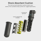 ELECOM NESTOUT Portable Charger and Lamp, 5000mAh Outdoor Battery Power Bank, 32W USB-C Fast Charging PD, Battery and Light for Camping, 300 Lumen LED Lantern Lamp-1