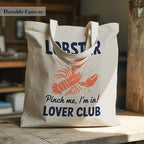 Aesthetic Canvas Tote Bag, Cute Reusable Bags for Women with Inner Pocket