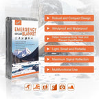 4 Pack -Large 82” x 62” Survival Emergency Mylar Thermal Blankets, Thermal Survival Blanket Perfect for Camping, Hiking, Body Insulation, Outdoors, Car Survival Kit, Bug Out Bag